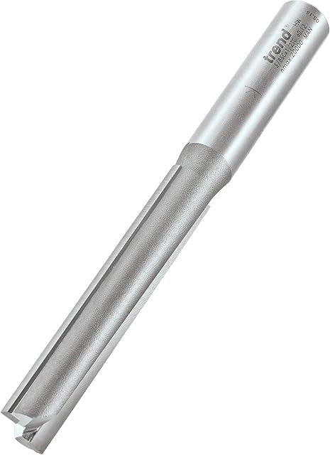 Trend Professional 1/2" Shank Straight Router Cutter Bit-Ref: 3/86CX1/2TC Diameter 12.7mm Cutting Length 75mm Tungsten Carbide Tipped