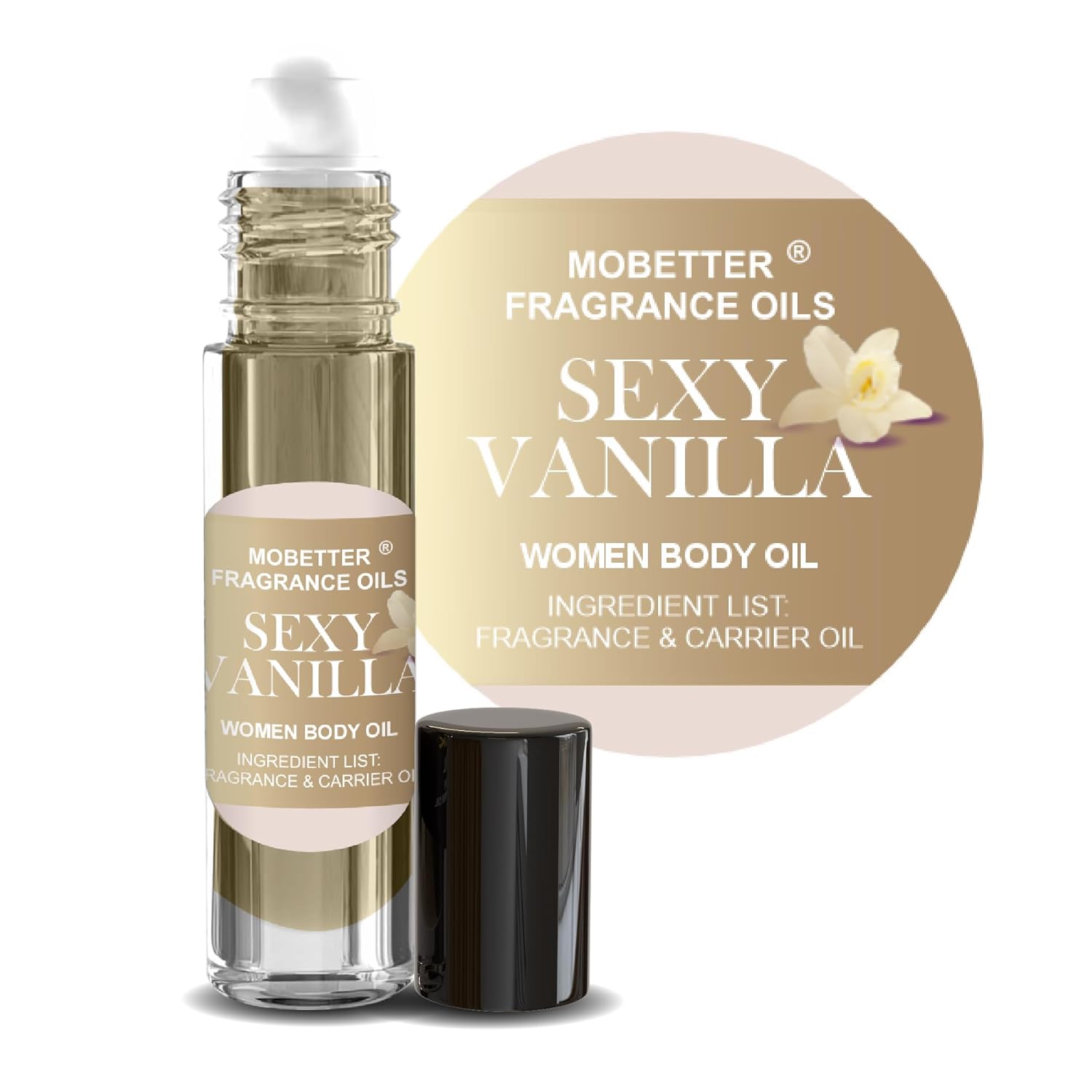 MOBETTER FRAGRANCE OILS Sexy Vanilla Fragrance Body Oil for Unisex - Image 2