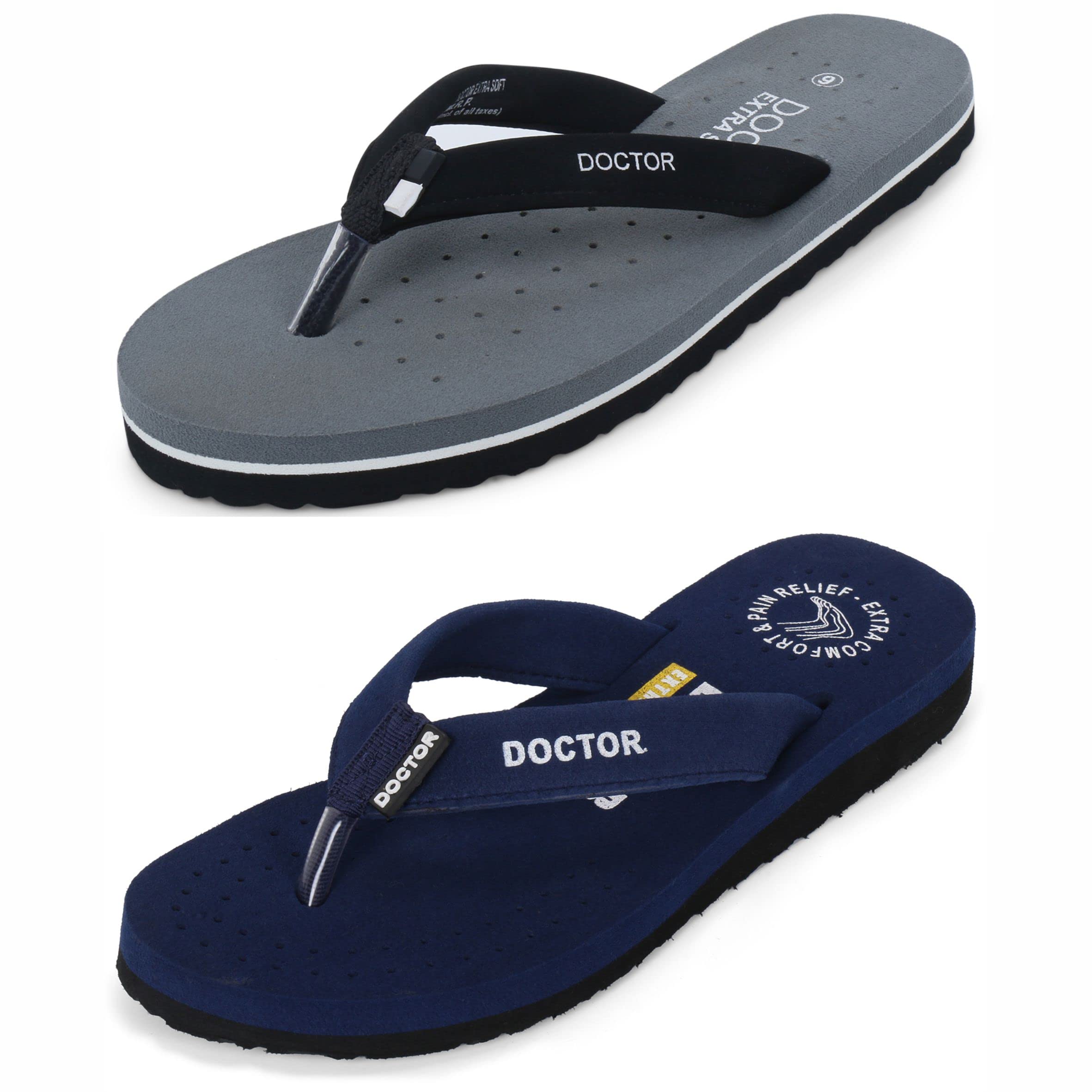 DOCTOR EXTRA SOFT Womens Ortho Care Orthopaedic and Diabetic Feel Good & Flat Super Comfort Dr Sliders Flipflops and House Slippers for Women’s and Girl’s D-19 & D-16 (B0B9Y4R7KB) Amazon Price History, Amazon Price Tracker