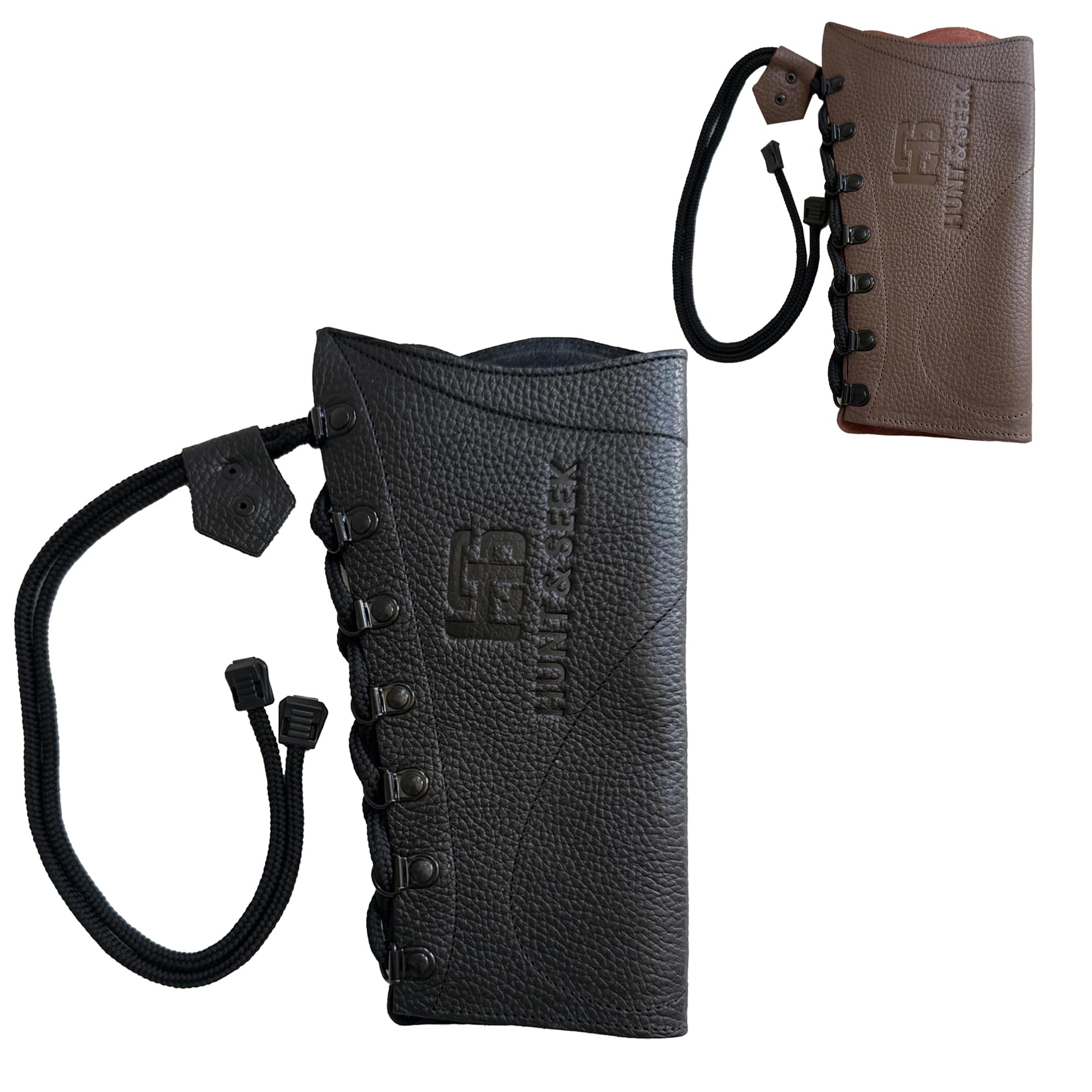 Protector de brazo de cuero hecho a mano para mujeres y hombres, protector ajustable y ligero para caza, tiro al objetivo, unisex para jóvenes y adultos, protector de antebrazo de cuero unisex