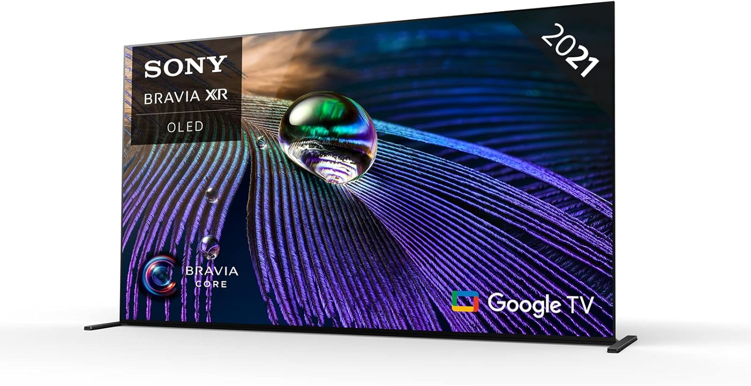 Sony XR-55A90J - Smart TV OLED 55 pollici, 4K Ultra HD, HDR, con Google TV - Nero XR55A90JPAEP Sony XR-55A90J - Smart TV OLED 55 pollici, 4K Ultra HD, HDR, con Google TV - Nero XR55A90JPAEP