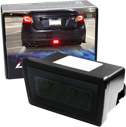 Juego de luces LED antiniebla y traseras 3 en 1 iJDMTOY (luz trasera, luz de freno, luz de marcha atrás) para Subaru Impreza WRX STI o XV Crosstrek