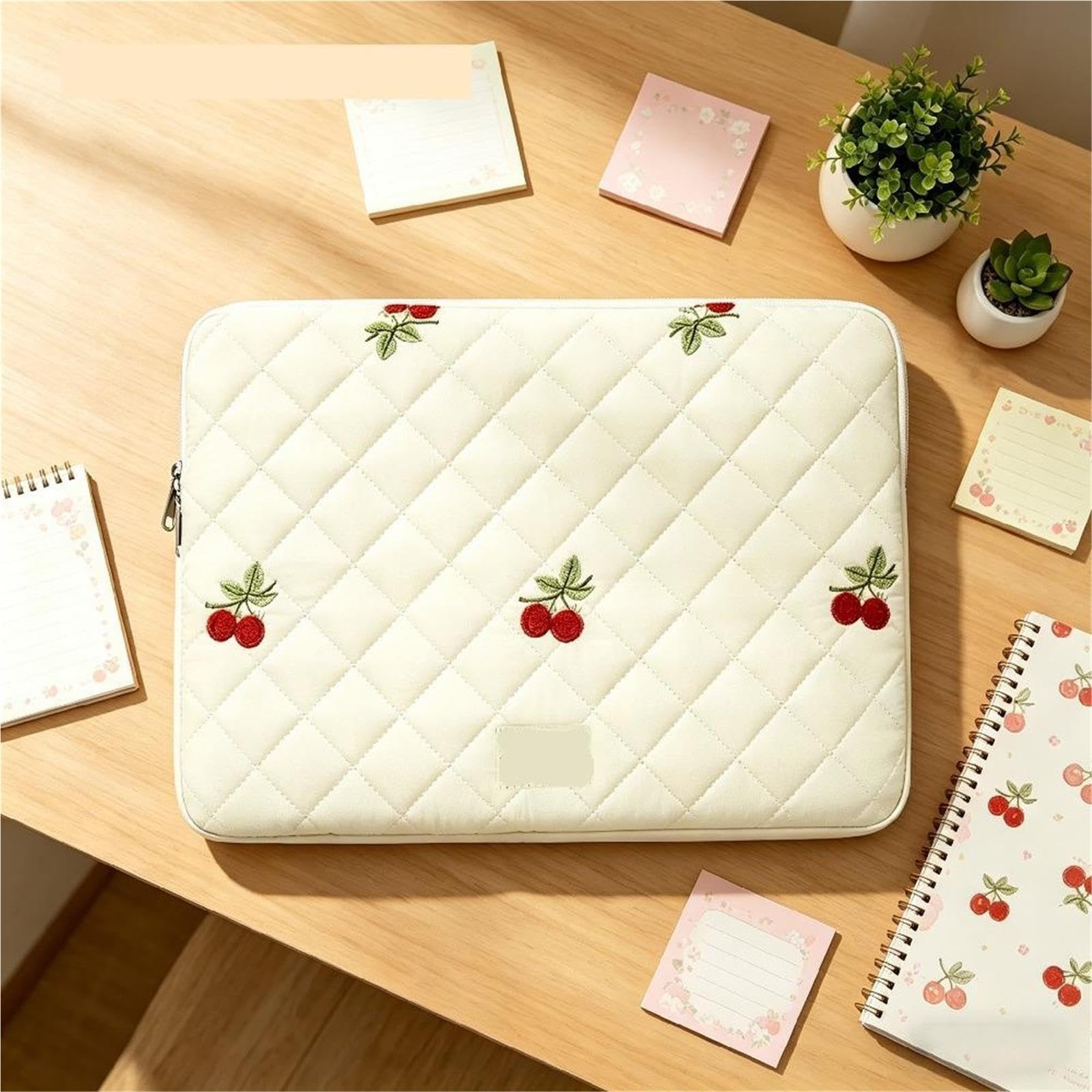 Housse matelassée Ordinateur Portable, intérieur Mignon gonflé