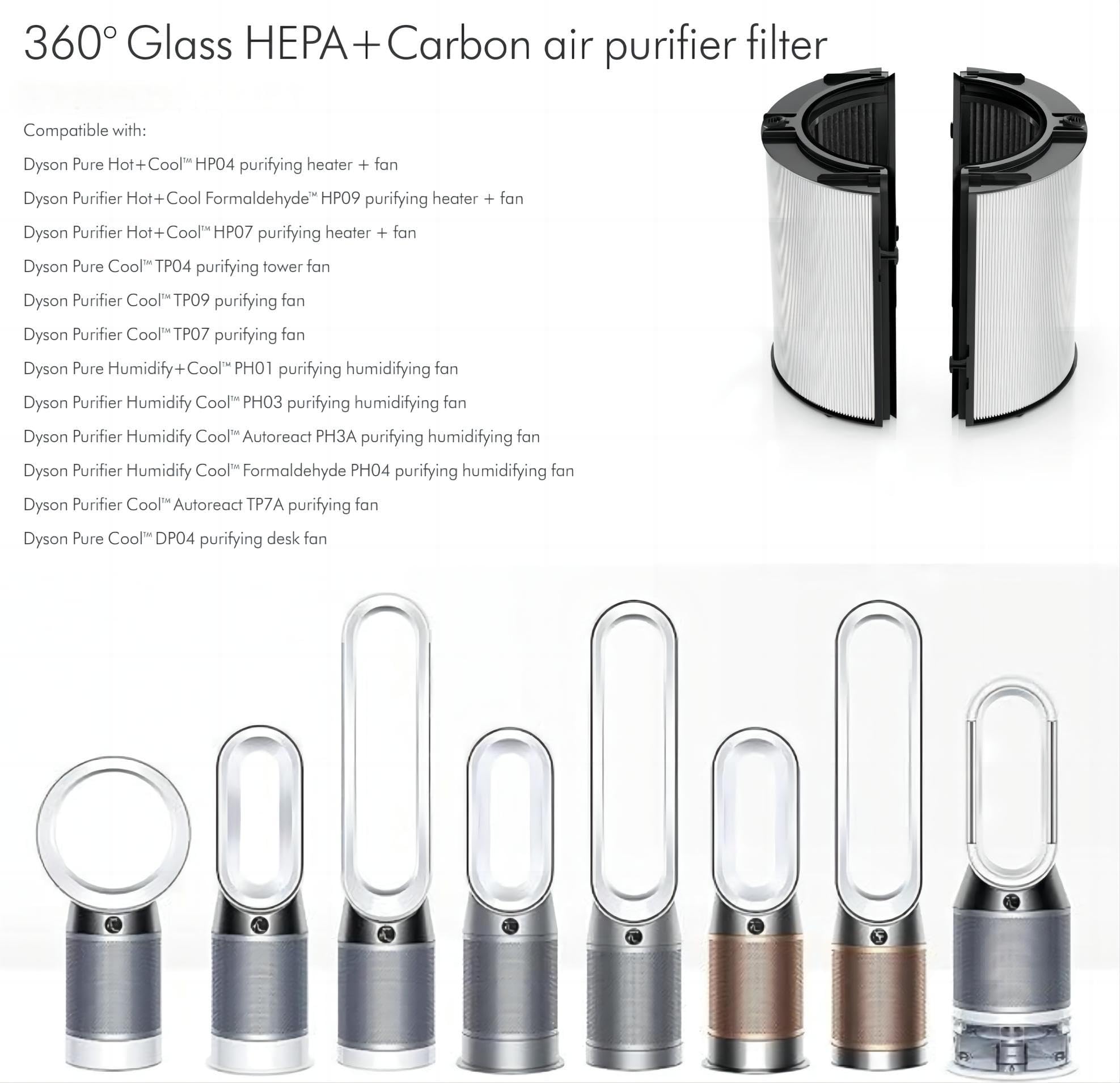 vhbw Filtro de aire compatible con DIKI B-D02H purificador - Filtro