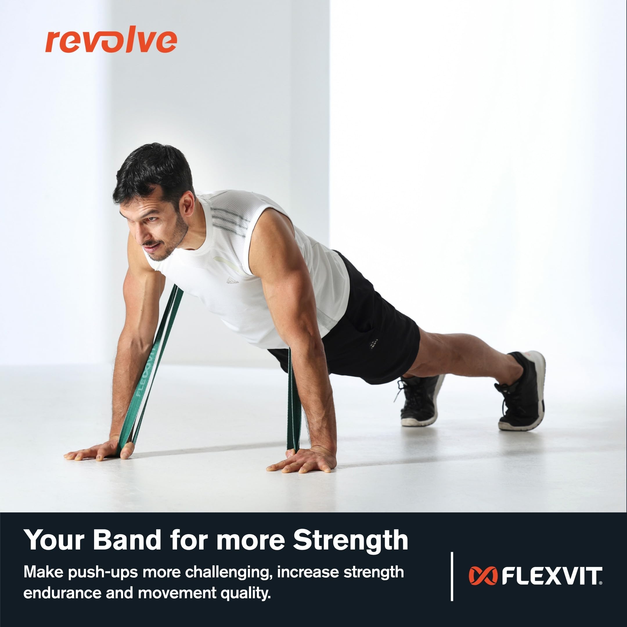 FLEXVIT Revolve - Powerband voor kracht, core en mobility, 5 sterktes