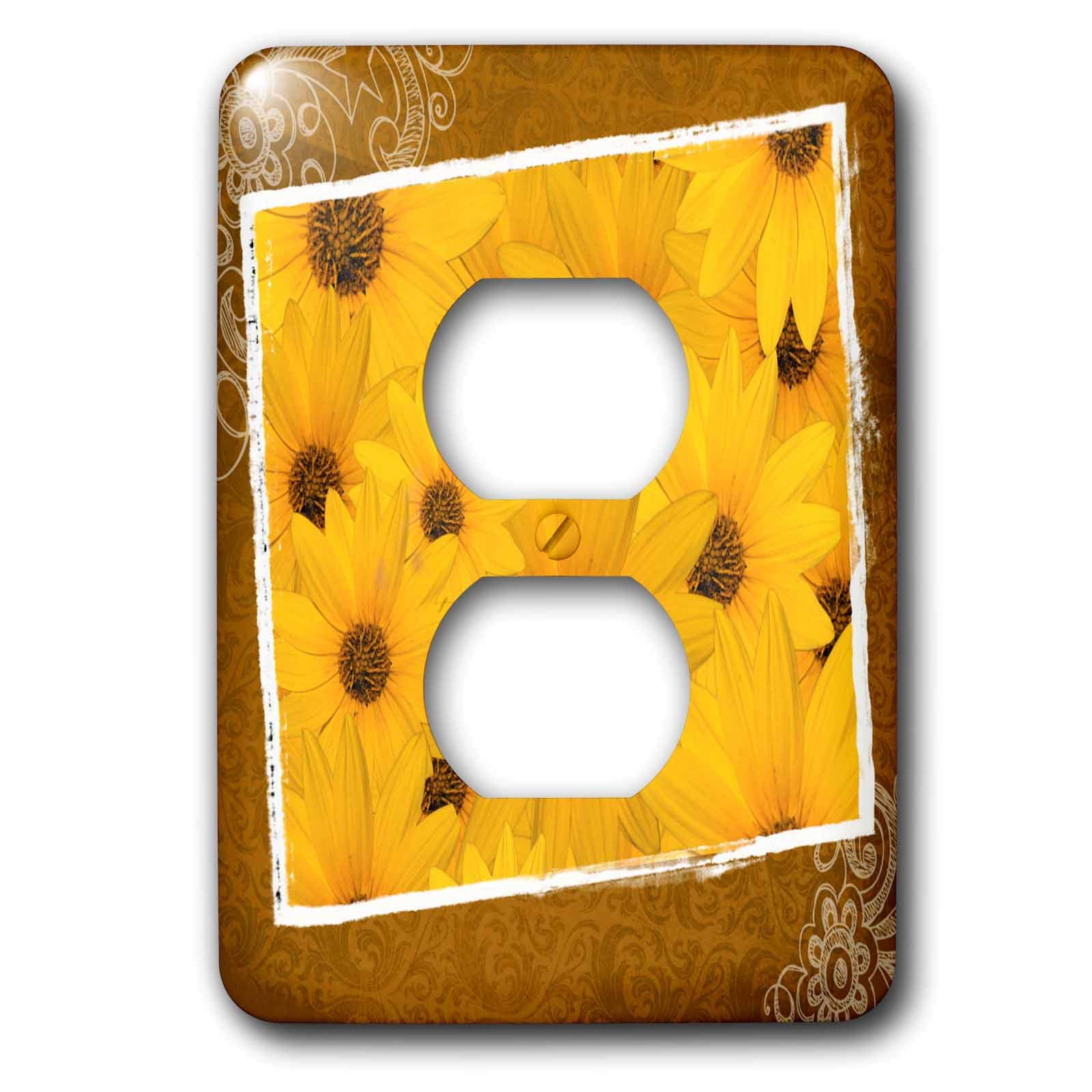 Cache-prise Tournesol Love 2 pour créer une ambiance chaleureuse en chambre