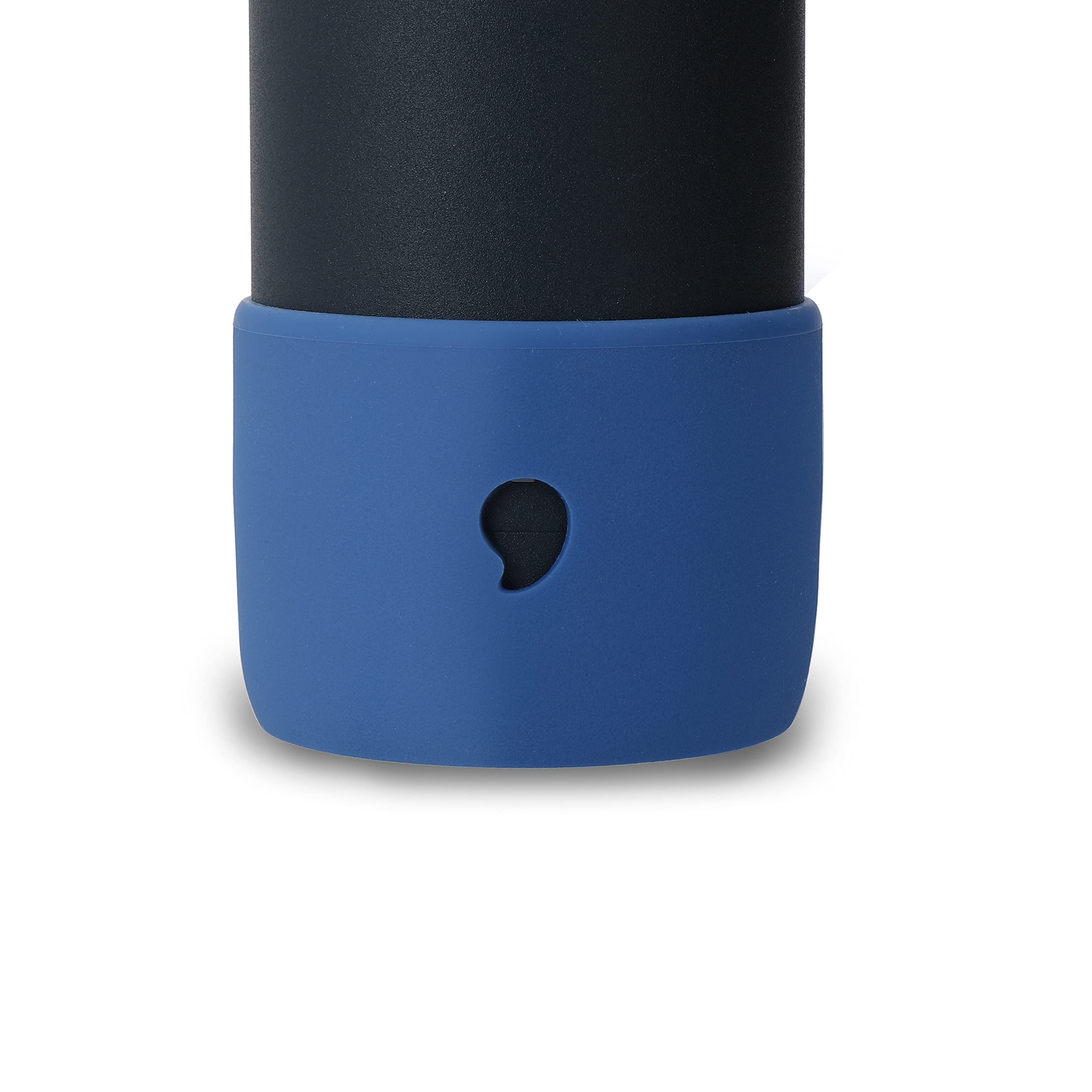 S'well Small Silicone Bumper, Blue, Fits 500ml Water Bottles, No-Slip Grip and Easy Slide On for Protection