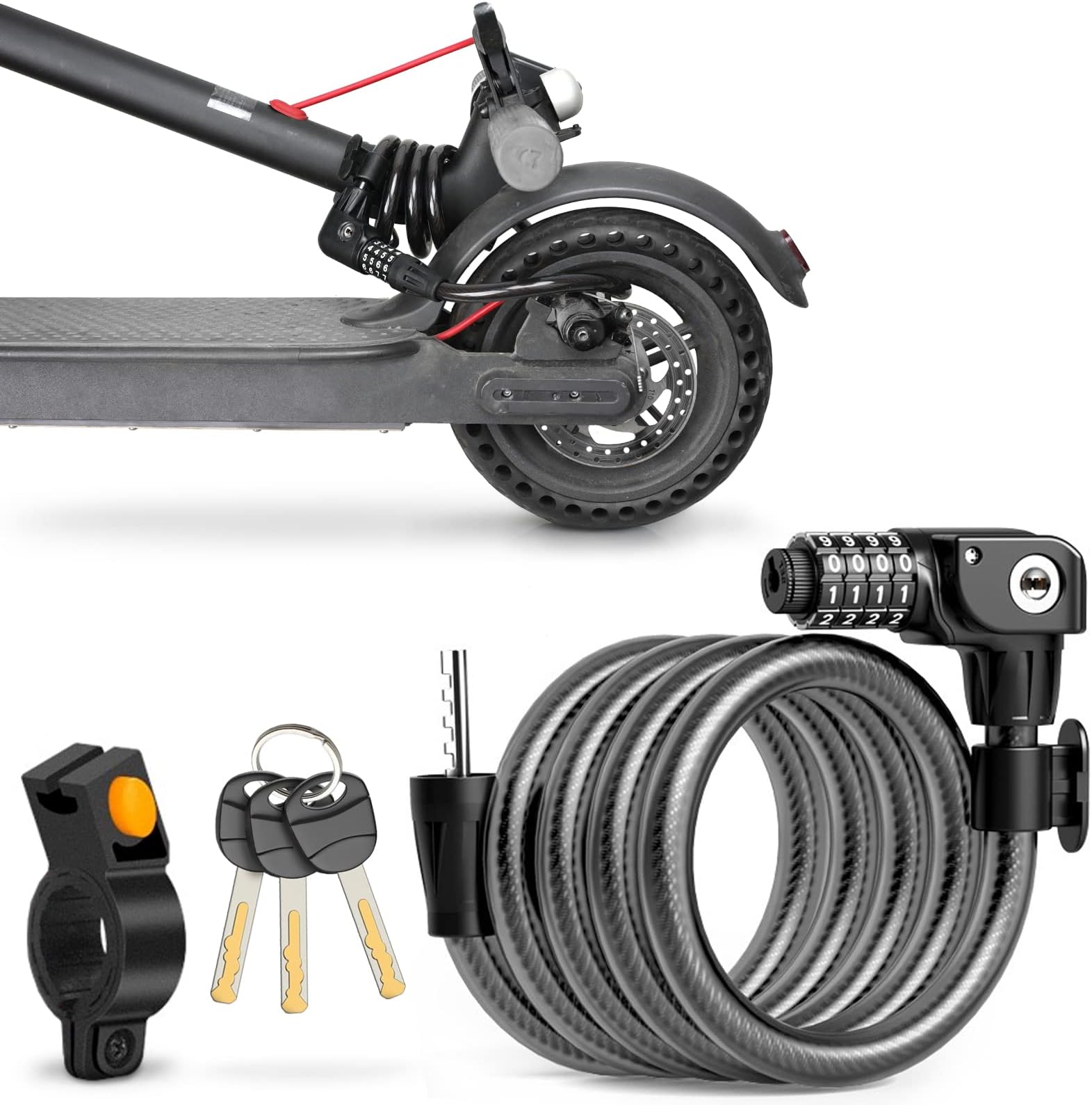 Cable de bloqueo de scooter para Xiaomi Mijia M365 ES Series Segway ...