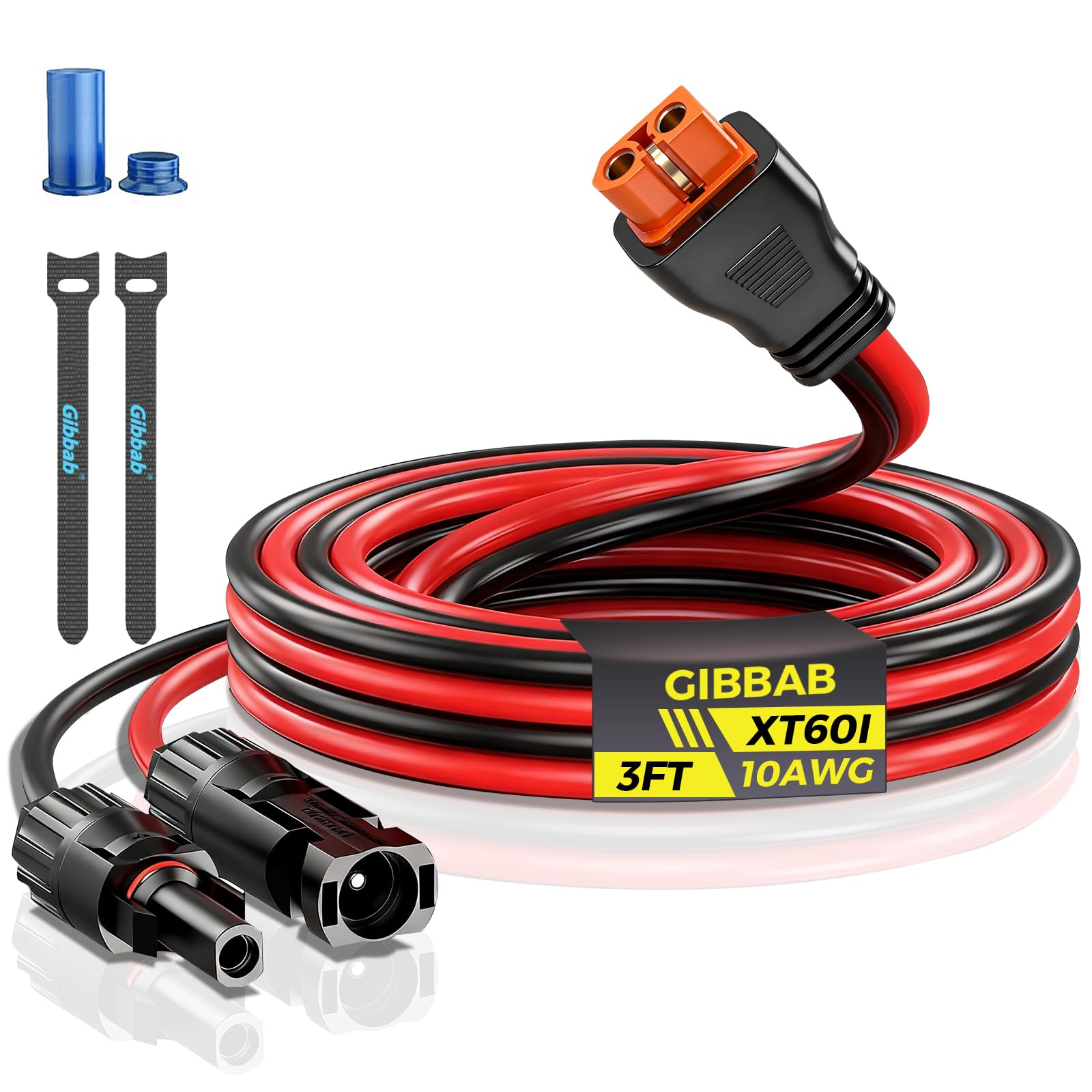 Amazon.com: 3FT 10AWG Solar to XT60i, Gibbab 3 6 10 16 20 25FT