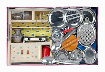 Toy kitchen set steel Outlet