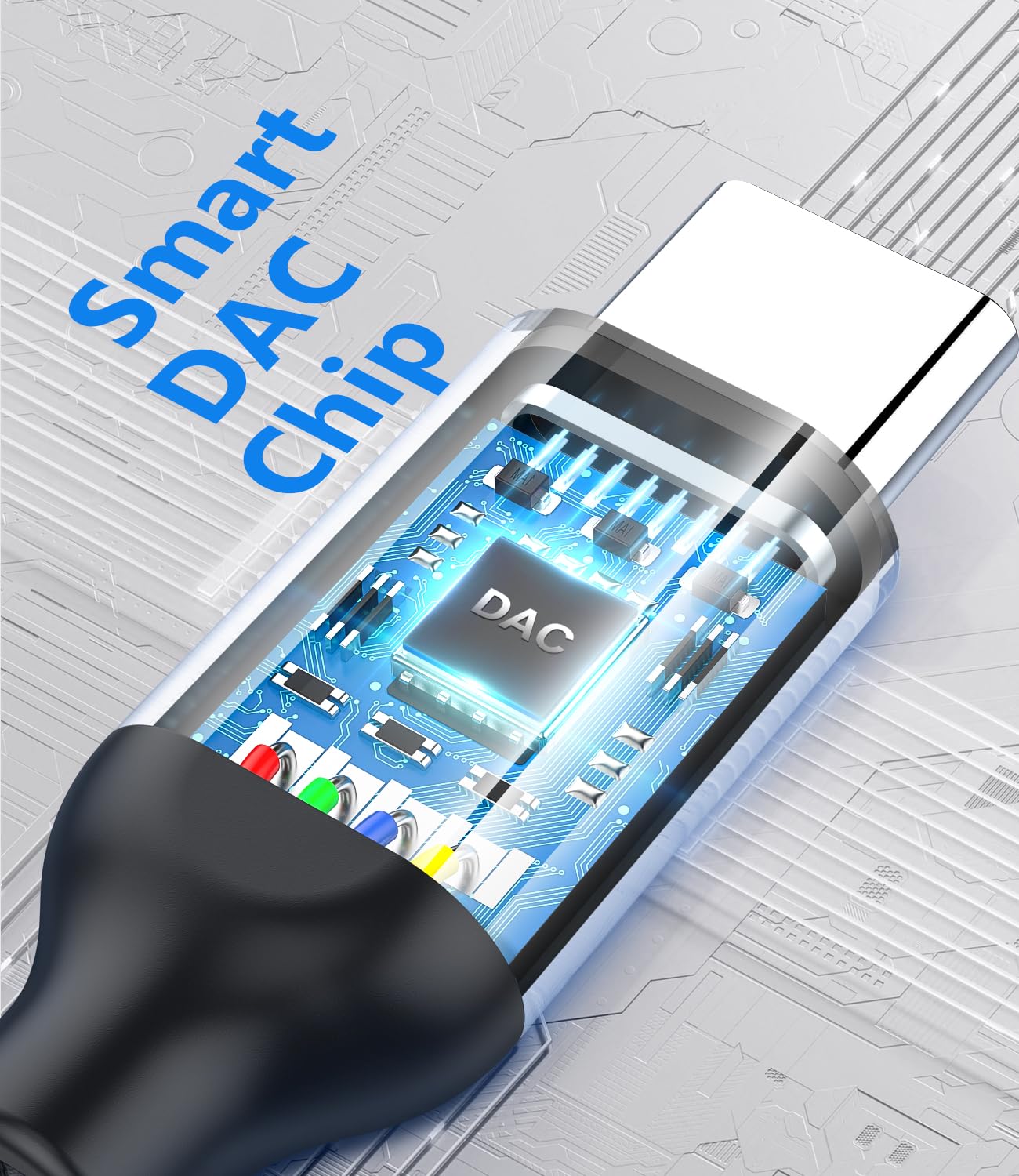 Adattatore USB C Jack 3.5mm, Adattatore Audio USB C a Cavo Dongle Aux per iPhone 16 15 Pro Max Plus, per Samsung Galaxy S24 S23 Ultra Note 20, Pixel 4 3 2 XL e altro