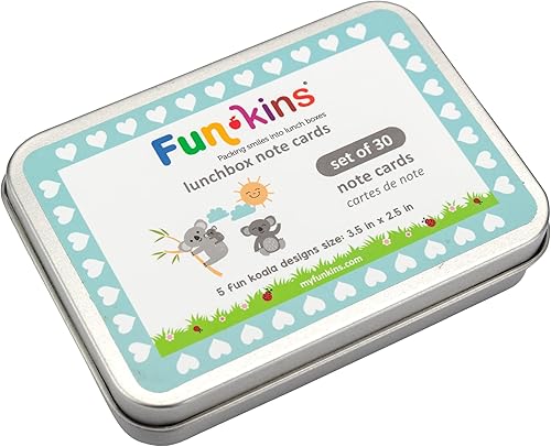 Miniatura 1 de Funkins - Fiambrera escolar para niños, divertidas tarjetas para inspiración, motivación, afirmaciones positivas y amor de padres a niños, sin
