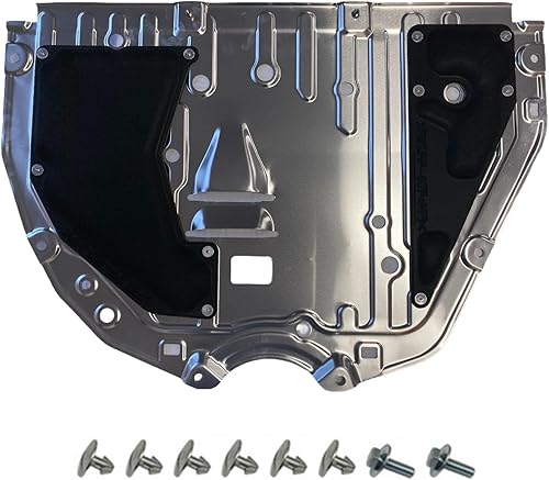 Miniatura 14 de GXARTS Protector contra salpicaduras de motor para debajo del automóvil, 74110-TBA-A00 90674-TY2-A01 compatible con Honda Civic 2016 2017 2018 2019