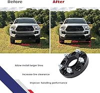 Vista 9 de KSP 5x114.3 - Espaciadores de rueda para Nissan 350Z 370Z, 5X4.5 (1 pulgada, 4 piezas) Espaciador forjado para Infinit G35 G37 FX35, 0.98 pulgadas