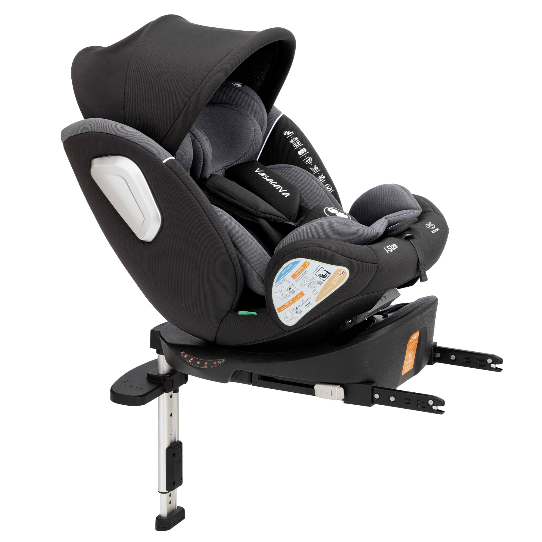 Vasacava G412 チャイルドシート 360度回転 Amazon | Vasacava チャイルドシート 新生児から12歳頃 360°回転