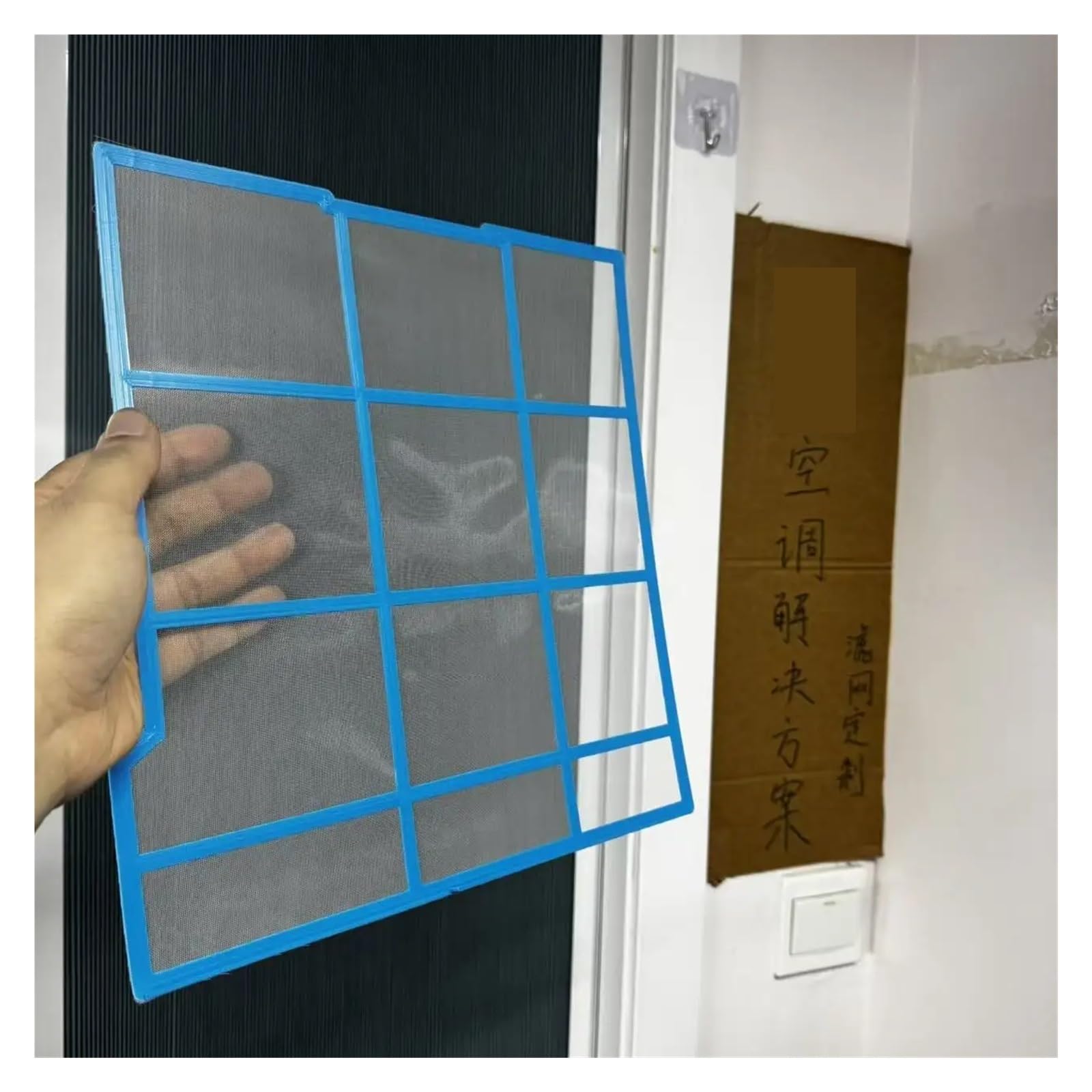 Juego de filtros de aire acondicionado personalizados, tamaño de pantalla a prueba de polvo: izquierda 11.75 x 12.4 pulgadas y derecha 11.25 x 12.45 pulgadas, piezas compatibles para una calidad