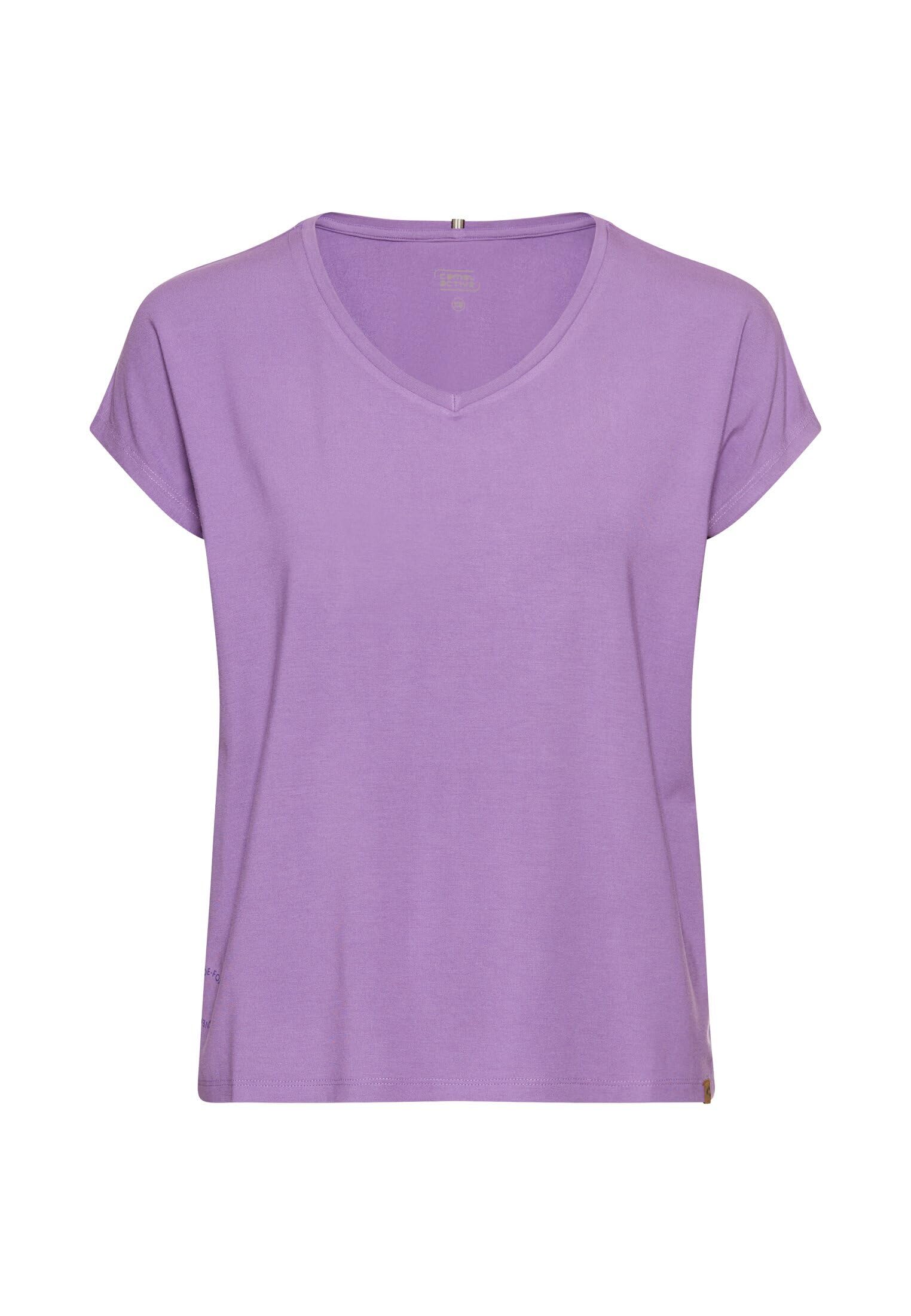 camel active Damen T-Shirt aus elastischer Viskose