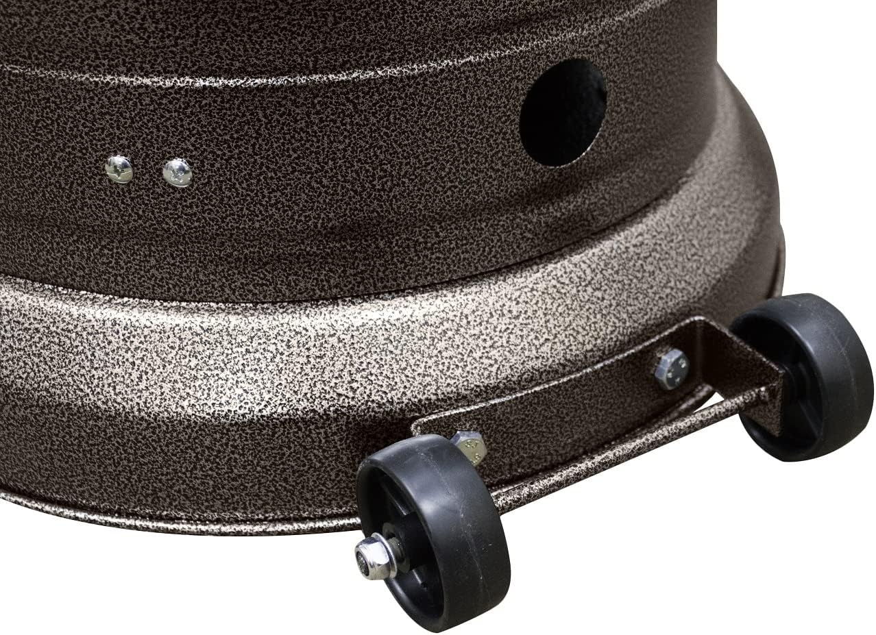 review AZ Patio Heaters Outdoor Patio Heater in Hammered Bronze