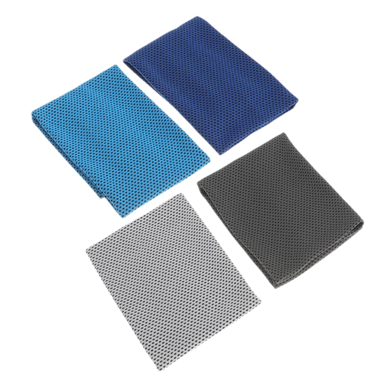 Sosoport 16stücke Kühlendes Sporthandtuch Ultraweiche Mikrofaser Für Fitness Yoga Und Outdoor-aktivitäten Schnelltrocknend Und Atmungsaktiv Und Grautönen Für