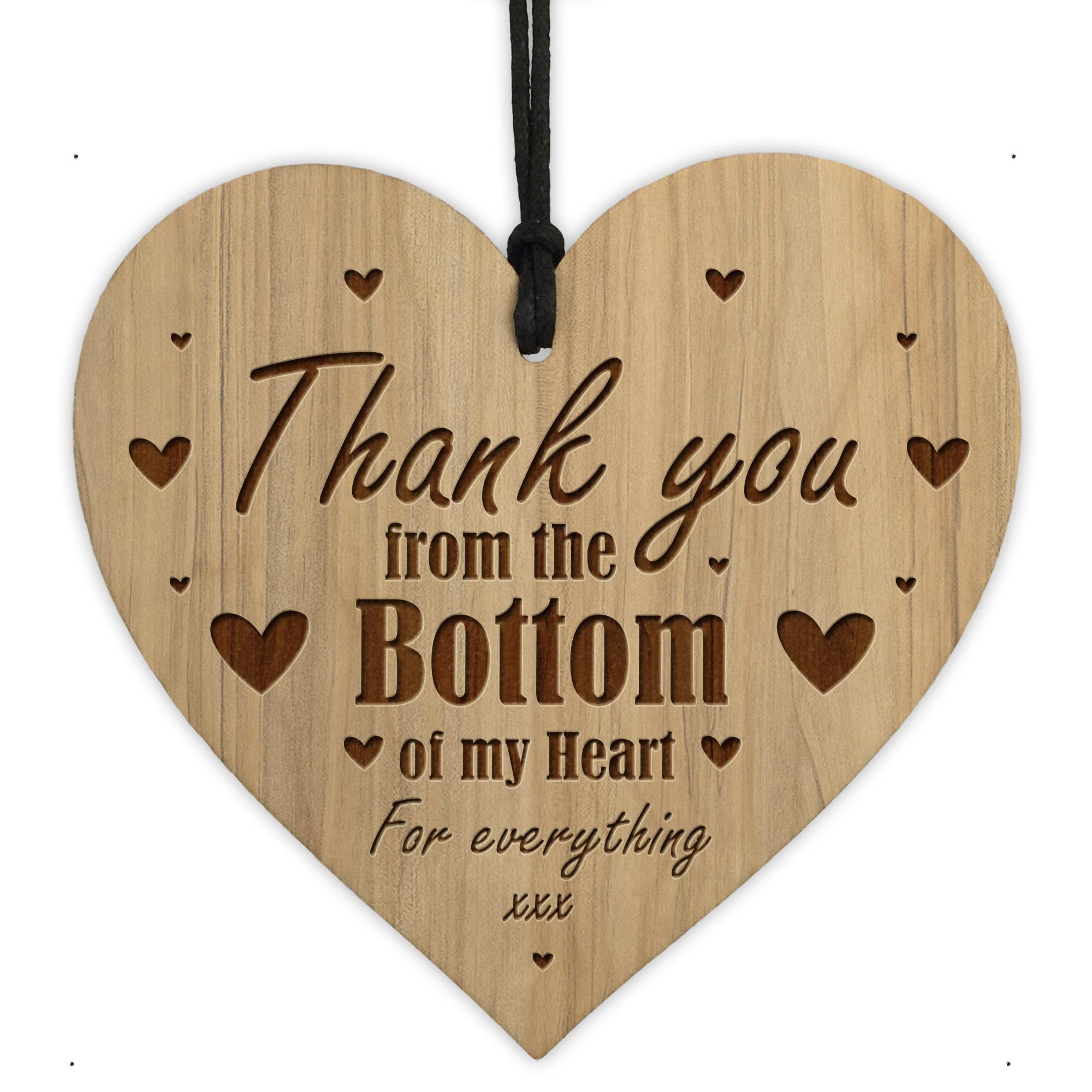 Red Ocean Thank You Gift For Her Engraved Heart Gift For Friend Mum Teacher Nan Auntie Sister Friendship Gifts For Her