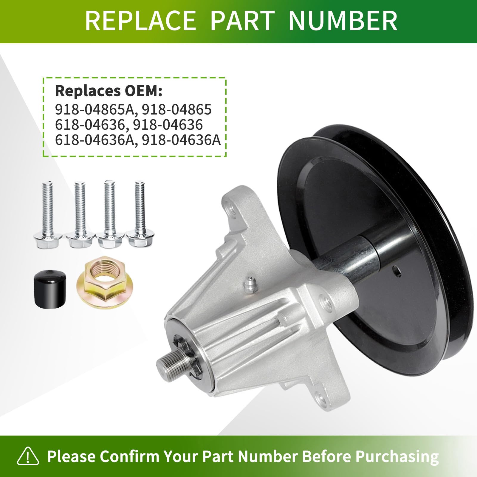 Stens 42 In. Lawn Mower Spindle Assembly For MTD, Cub Cadet And Toro Mowers, Replaces OEM 918-04456B At Tractor Supply Co
