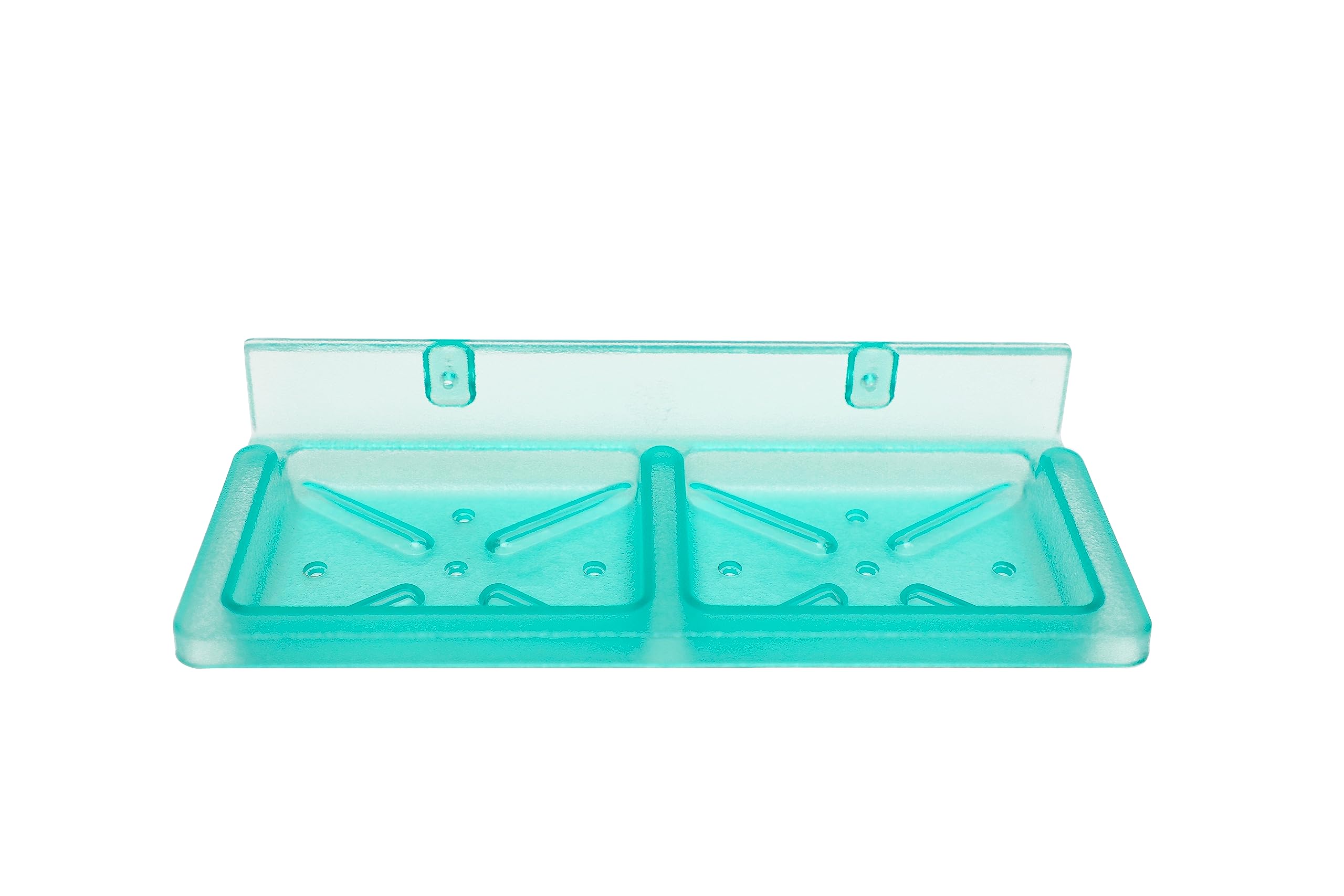 ZedZero Square Double Soap Dish Unbreakable ABS Plastic Waterproof Soap Stand Wall Mounted Soap Case with Drain Hole Soap Holder Soap Tray Soap Box Bathroom Accessories Green Pack of 1 (B0CCMKSWWV) Amazon Price History, Amazon Price Tracker