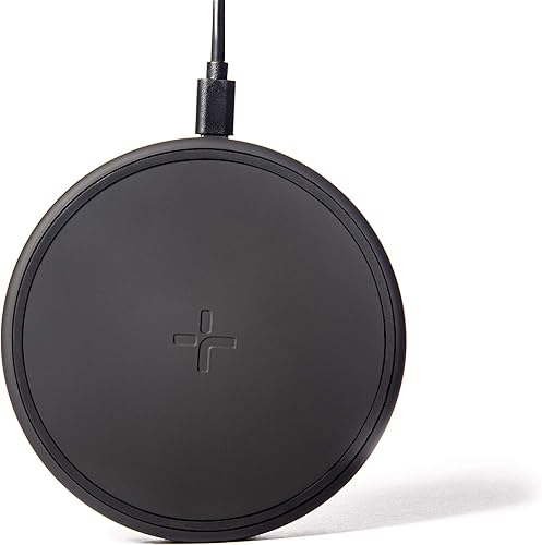 Miniatura 2 de TYLT Crest - Cargador inalámbrico redondo, almohadilla de carga inalámbrica rápida universal, certificado QI de 10 W Max, compatible con iPhone de