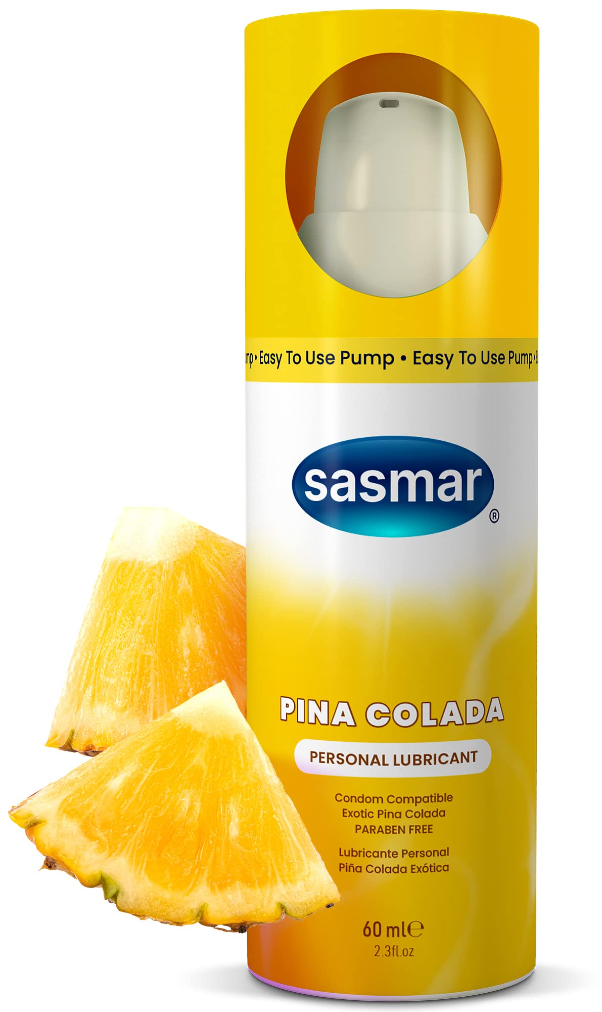 Amazon.com: Sasmar Pina Colada Flavored Lubricant - Water-Based Personal Lube for Men, Women - Feels Natural, Long Lasting Formula, Paraben Free, Toy-Friendly and Condom Safe, Oral Lubricant for Couples - 60 ml : Amazon.com: Sasmar Pina Colada Flavored Lubricant - Water-Based Personal Lube for Men, Women - Feels Natural, Long Lasting Formula, Paraben Free, Toy-Friendly and Condom Safe, Oral Lubricant for Couples - 60 ml :