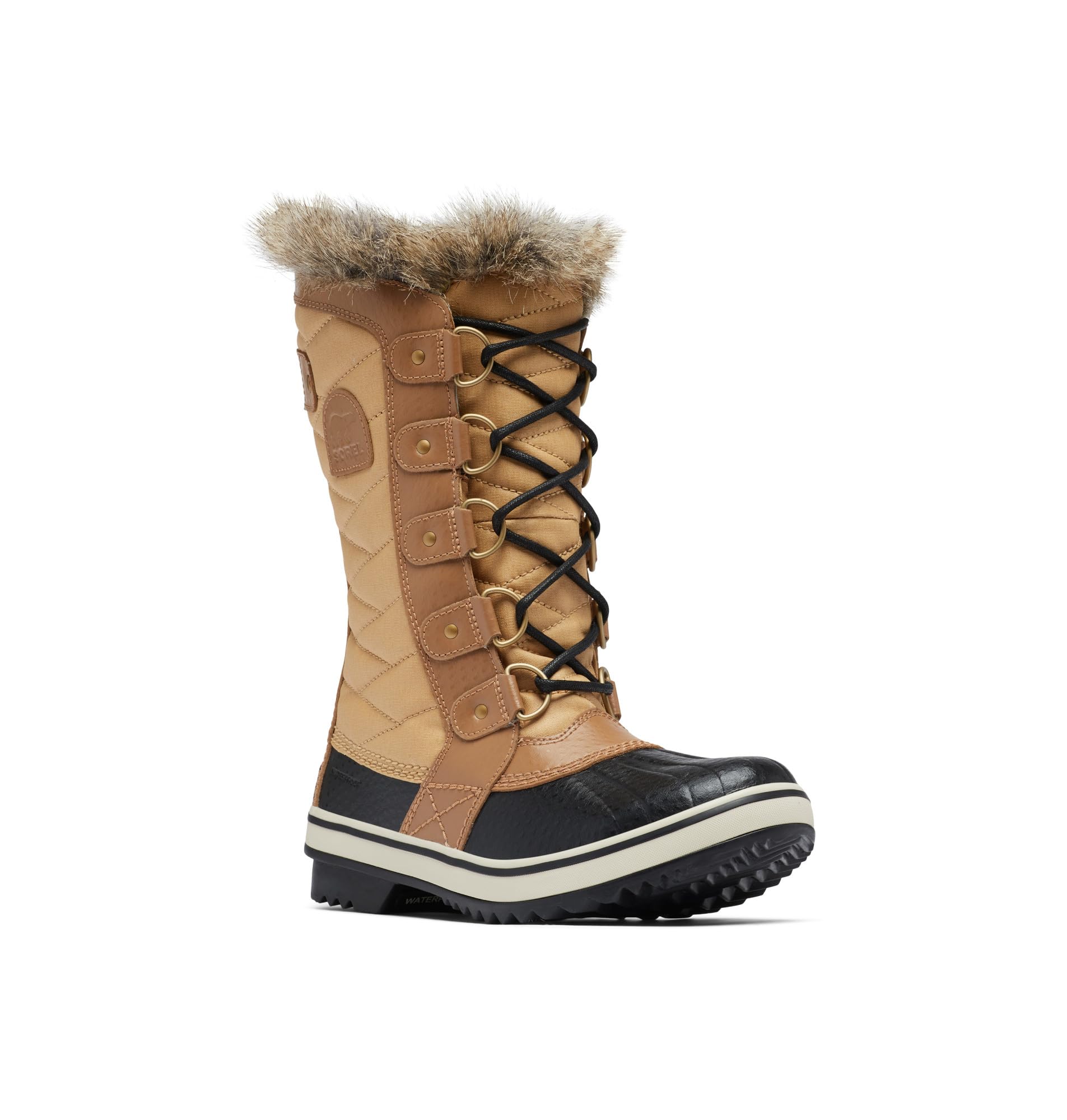 Sorel Joan of Arctic Waterproof wasserdichte Winterstiefel für Damen, Beige (Cattail), 36 EU