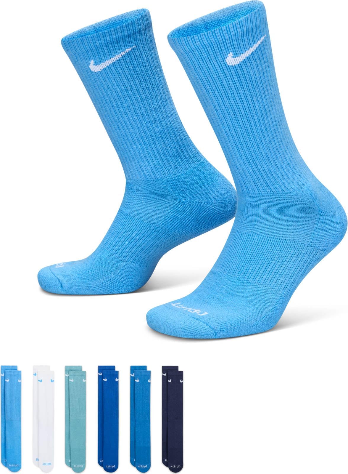 Everyday Plus Cushioned Training Crew Socks (6 Pack)