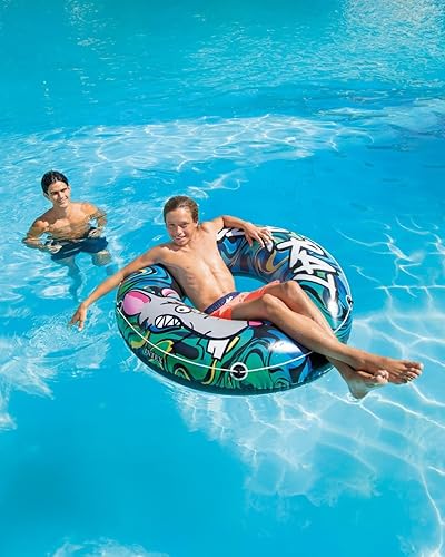 Miniatura 7 de Intex Pack de 4 inflables con diseño de rata de 48 pulgadas para lago alberca río  4 x 68209E