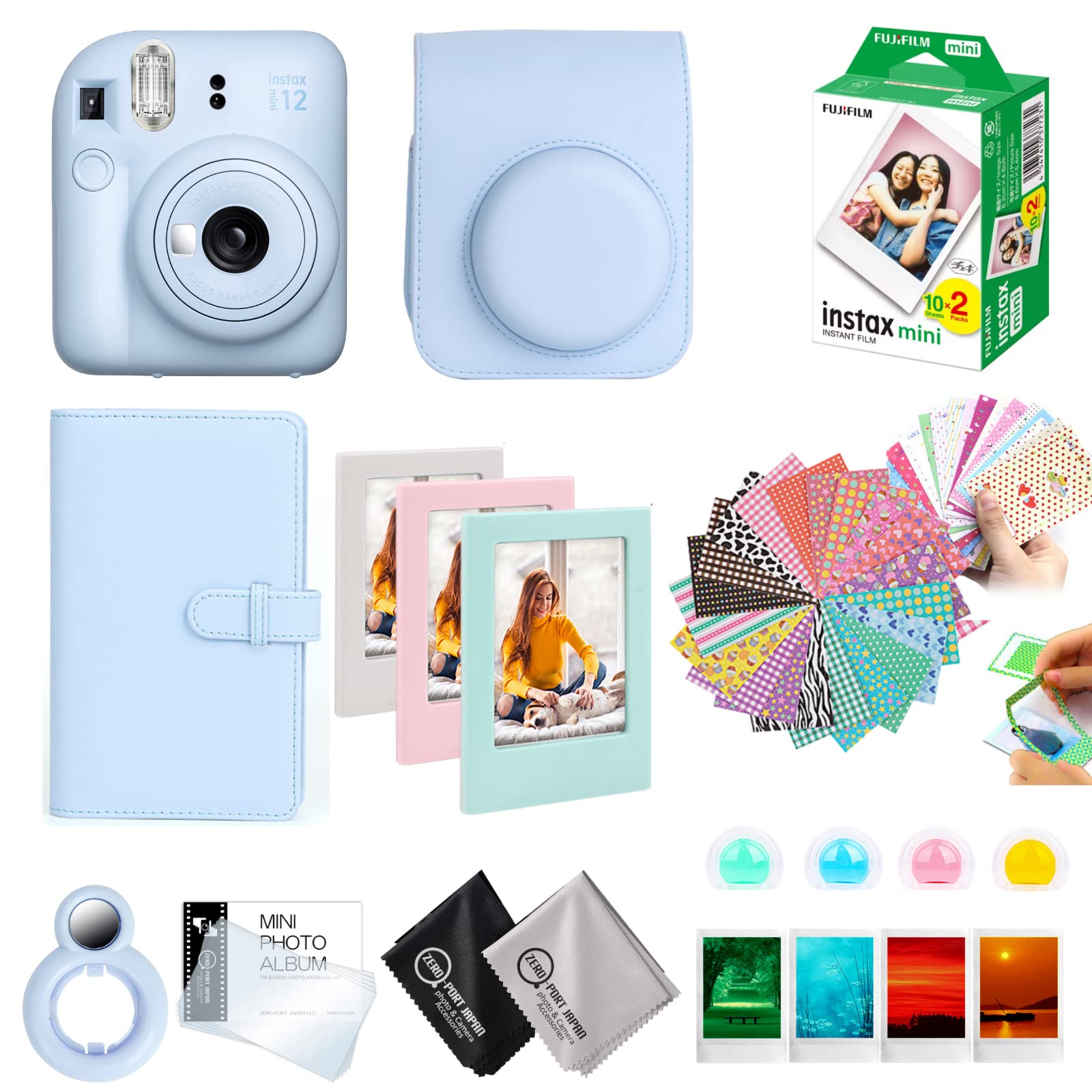 Amazon | ［10点セット］ 富士フイルム チェキ instax mini12 本体  