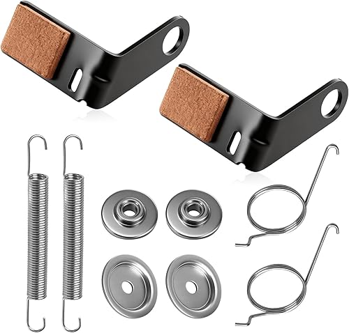 2 pastillas de freno GY21943B GY21943A para John Deere de 42 pulgadas L, D, X Series 100 105 115 100 110 120 125 130 segadora de cortacésped,