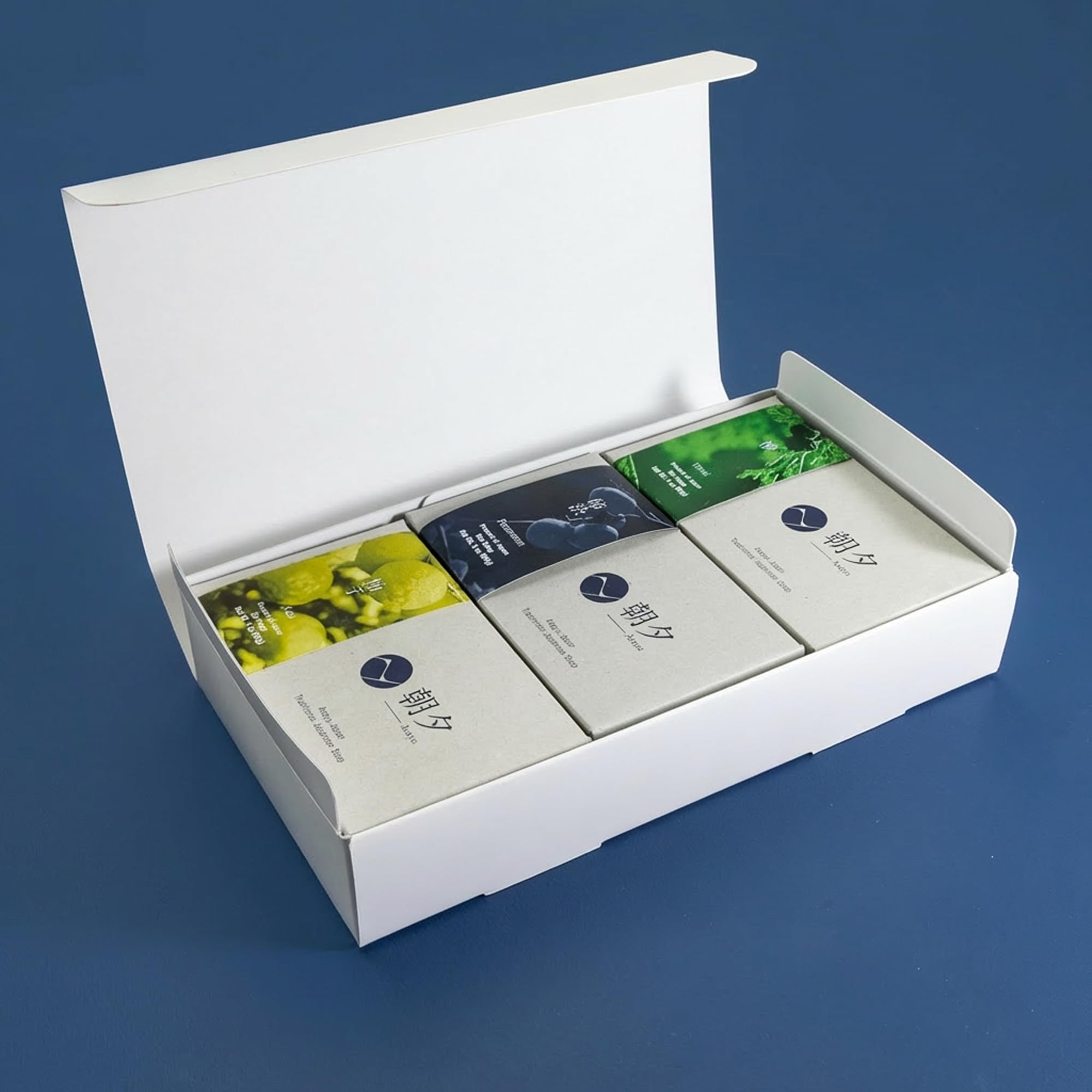 Asayu Japan Körperseifen-Geschenkset - Kaki, Hinoki, Yuzu - 3er-Pack, je 85 g (3 x 85 g), natürliche Körperseife für Männer und Frauen, sanft zu allen Hauttypen