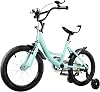 16 Inch Children's Bicycle, Kids Bike for 5-8 Years Old Boys Girls, Beginner Bike with Mudguards und Stabilisers, for Grasslands, Mountain Roads und Muddy Roads