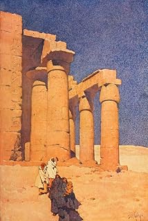 Posterazzi Egypt and its Monuments 1908 The Ramesseum Poster Print by Jules Guerin, (18 x 24)