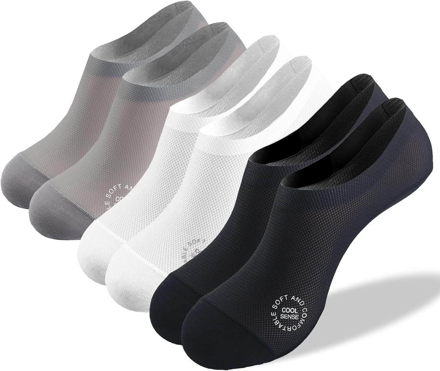 Ultra Thin Liner Socks Non Slip Nylon No Show Socks Womens Lightweight Breathable 3 & 4 & 6 Pair Packs - Image 7