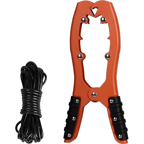 Dorblely Kayak Anchor with 16ft Anchor Rope - Stainless Steel Anchor Grip, Self Locking Brush Clamp Anchor with Teeth, Kayak Accessories for Fishing Boating Camping