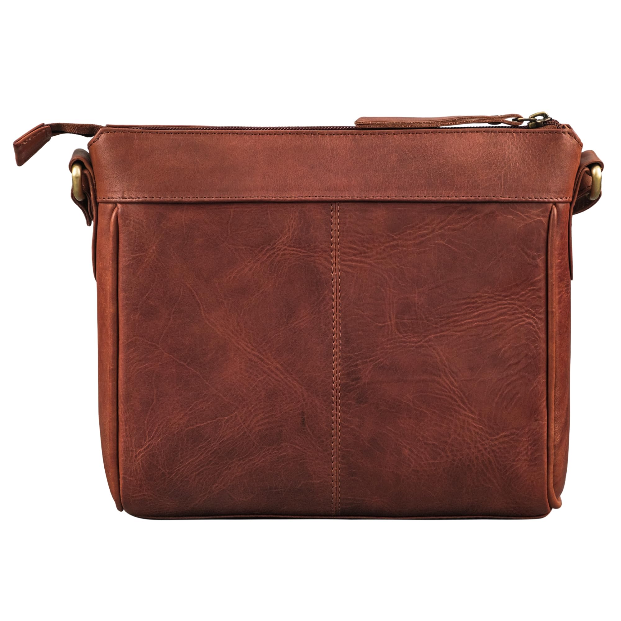 STILORD "Mirabelle Ledertasche Damen zum Umhängen - zeitlose Tasche perfekt als Umhängetasche Schultertasche Freizeittasche Handtasche zum Umhängen Echtes Leder Farbe:schwarz