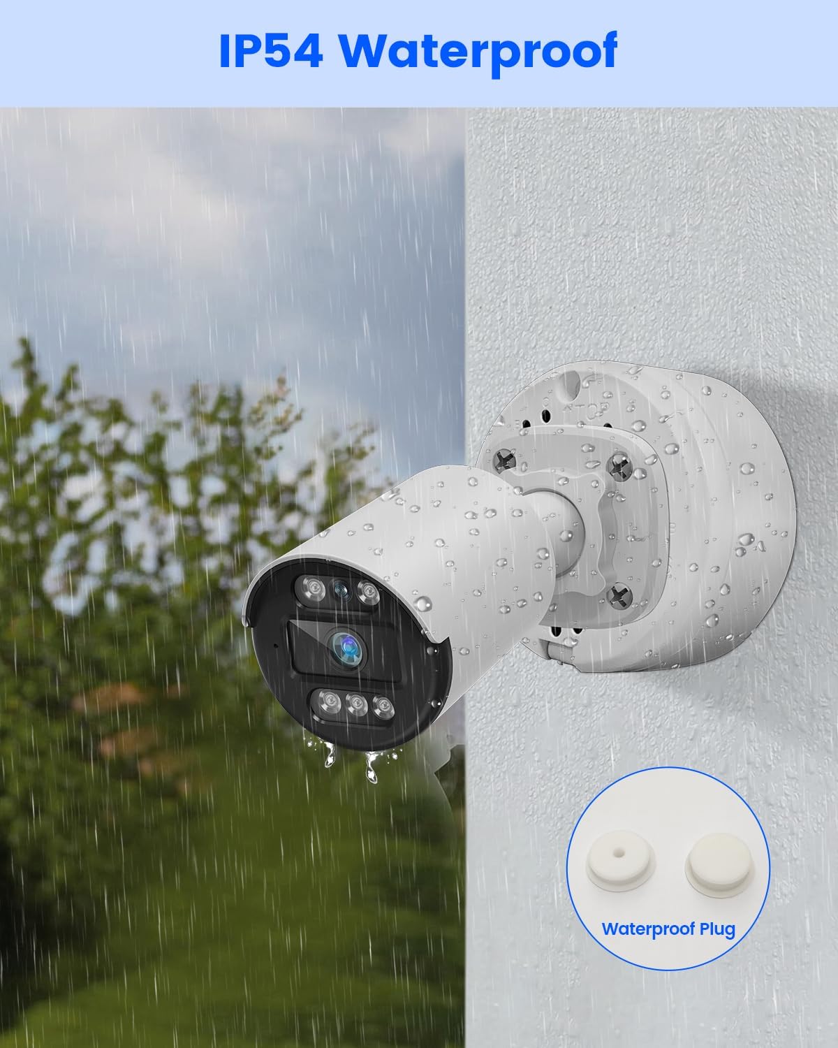 ABS Plastic Universal Security Camera Junction Boxes, Mounting Bracket for Bullet CCTV Cameras, Cable Concealment Junction Boxes