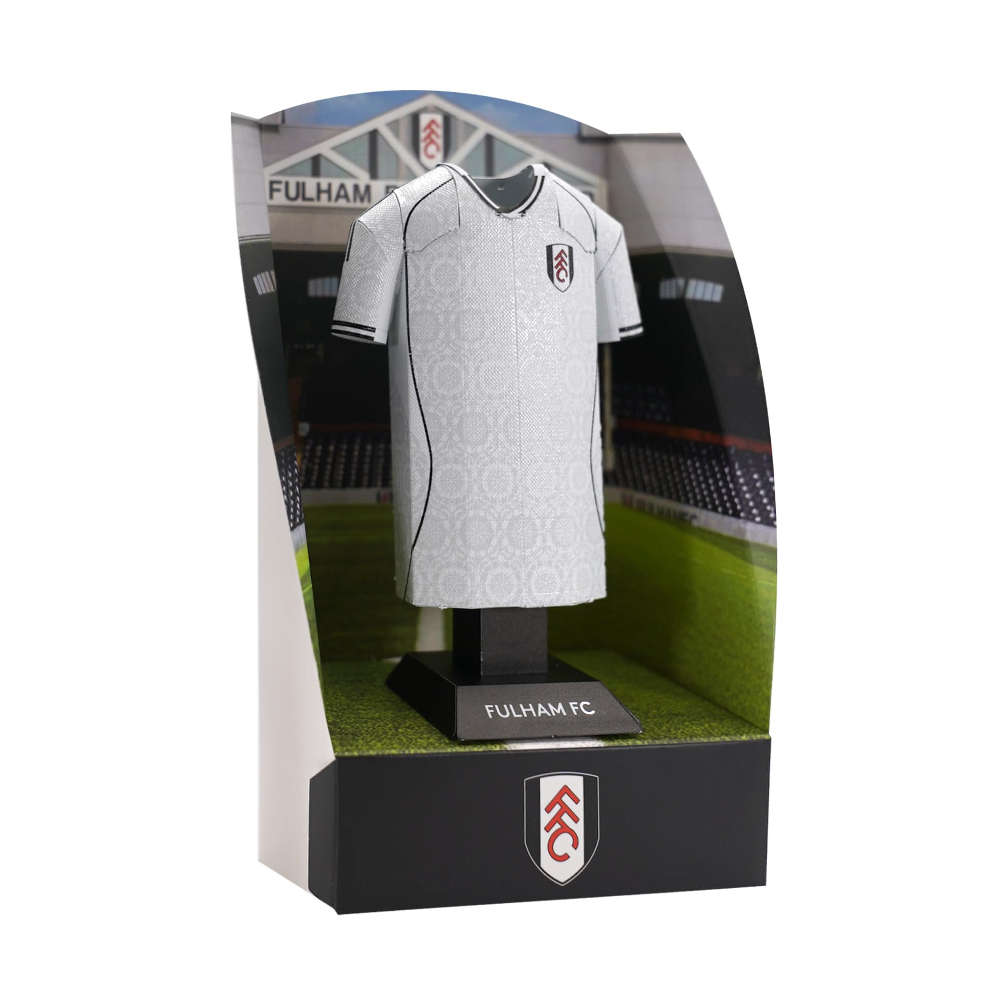 Fulham FC 25/26 Home Metal Football Shirt, Officially Licensed Miniature Alloy Replica Jersey Collectible Display Gift - Image 3