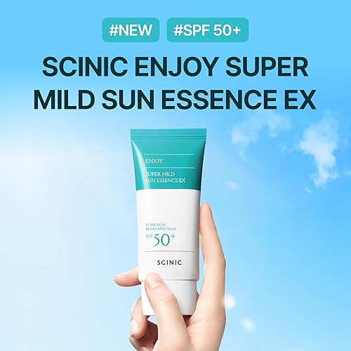 Miniatura 2 de SCINIC Enjoy Super Mild Sun Essence EX 1.69 fl oz (1.7 fl oz) SPF 50+  Protector solar ligero, de rápida absorción e hidratación, cuidado de la piel