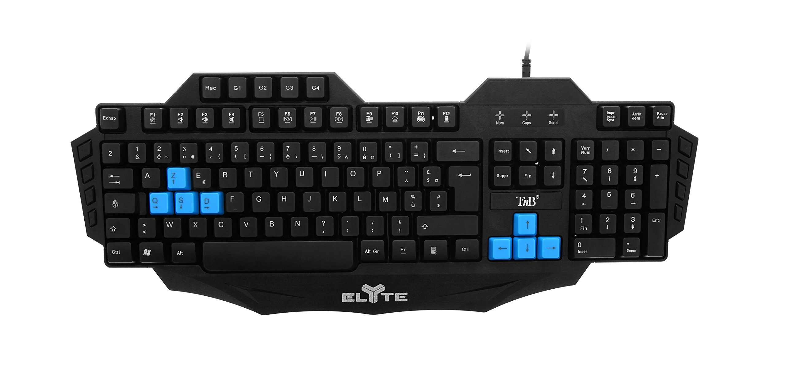 TNB Clavier Gamer T'nB Elyte Blackbird (Noir)