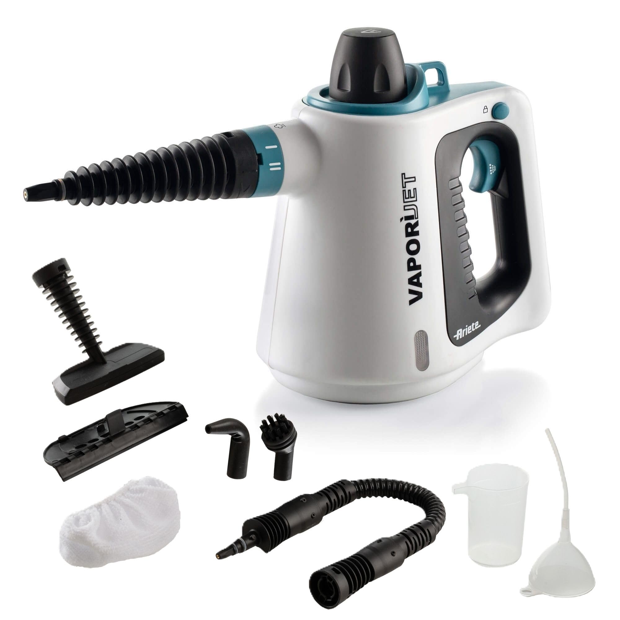 Ariete 4137 Pistola a Vapore Multifunzione - Vaporì Jet - Vapore pronto in 3 minuti - Pressione 3,5 bar - Kit di accessori in dotazione