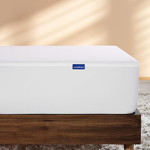 Protector de colchón 100% impermeable, protector de colchón Tencel, sedoso suave y transpirable, funda de colchón refrescante ajustable de 18