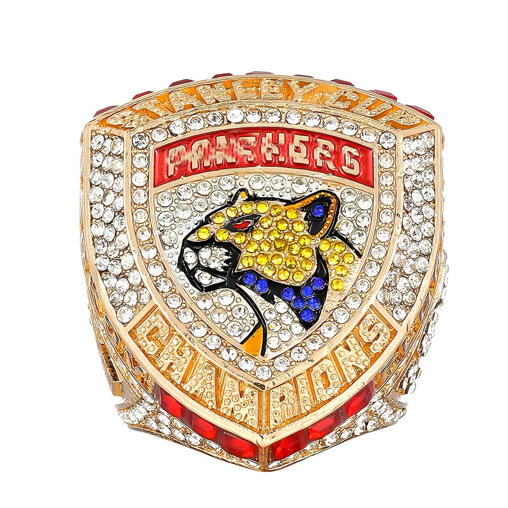 2024 Stanley Cup Meisterschaft Ring Replika Puck Meisterschaft Ringhockey Souvenirs Sammlerstücke Männer Dad Alumni Freund Fans,9#