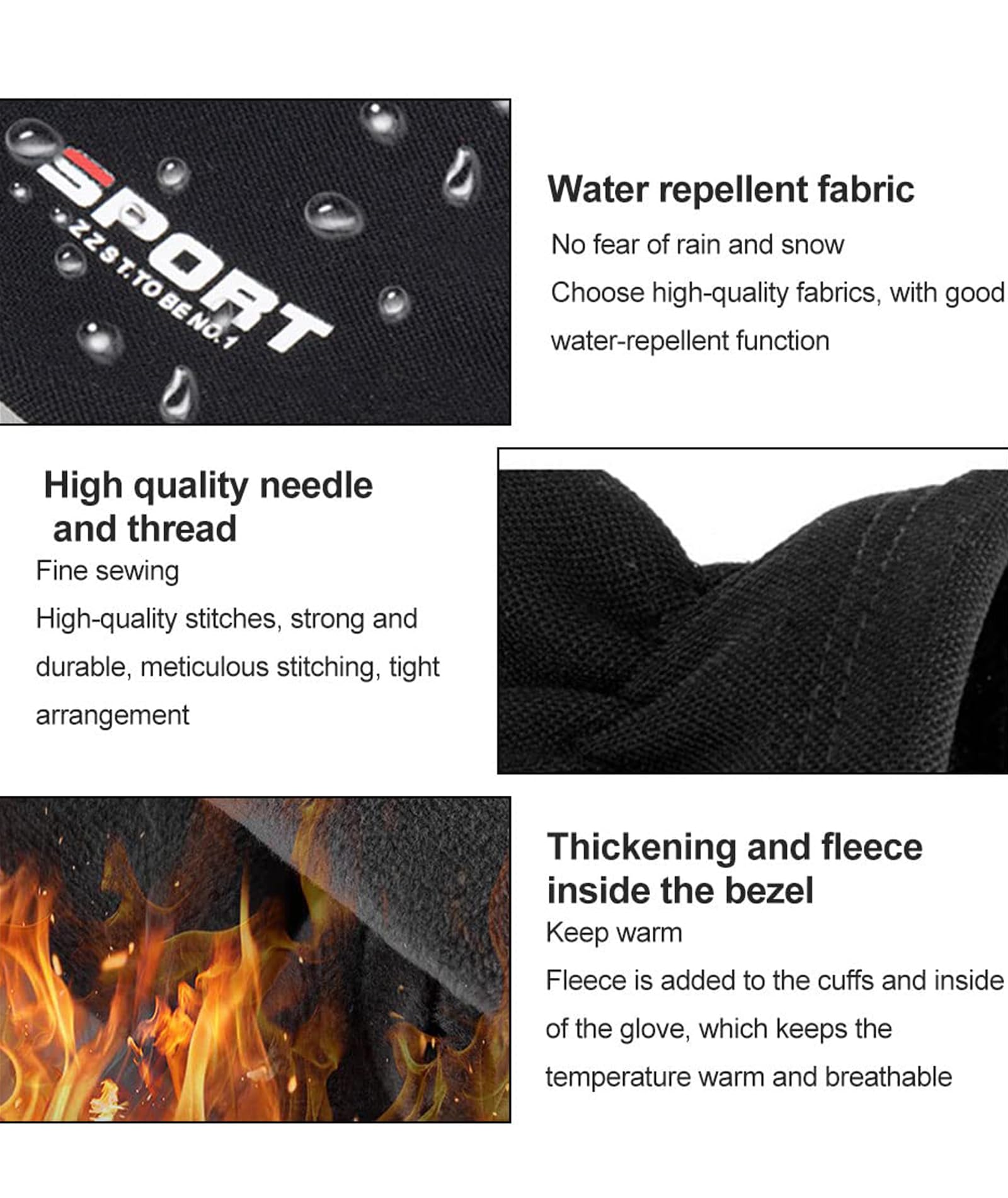 2PCS Black Sun Protection Gloves - Women's Riding Gloves for Bike, UV Protection Summer Cooling 1