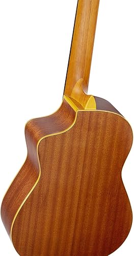 Miniatura 7 de Requinto Series Pro - Guitarra acústica eléctrica de nailon con bolsa