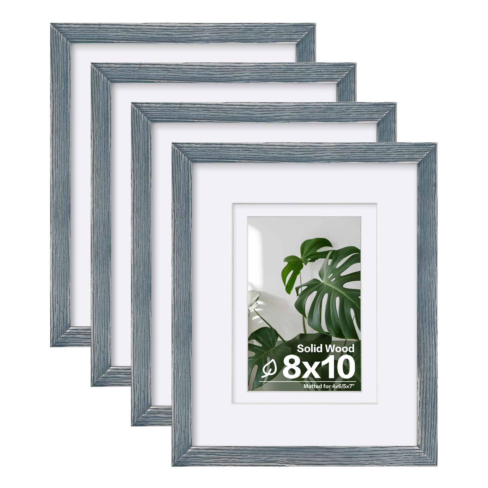 Cadres photo de 20,3 x 25,4 cm Egofine lot de 4 avec passe-partout amovible