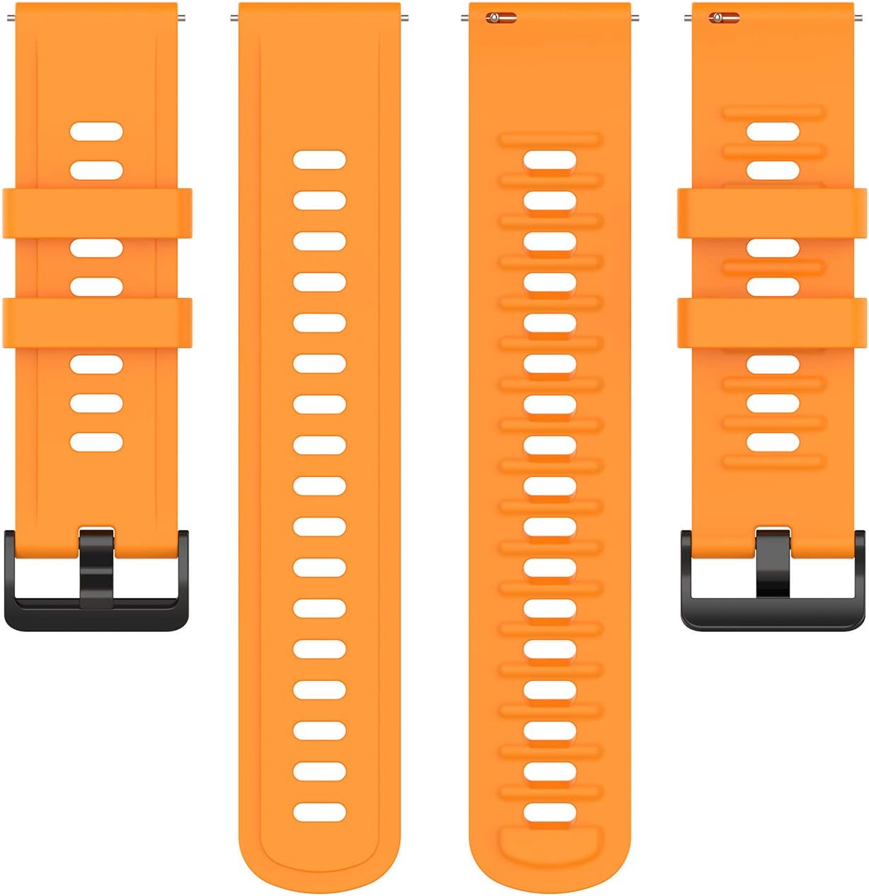 FitTurn Band Compatible with Huawei Watch 5 4 3 Pro/GT 6 5 4 3 2 46mm/GT Active/GTR 4 pro Watch 22MM Silicone Replacement Wristband Strap for Samsung Galaxy Watch 46mm/Gear S3/for Amazfit Bip 6 5 SmartWatch - Image 9